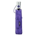 thumbnail image 3 of Totes One-Touch Auto Open Close Rain Umbrella with Sunguard Purple, 3 of 4