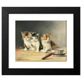 thumbnail image 2 of Moritz Müller 18x15 Black Modern Framed Museum Art Print Titled - Three Kittens, 2 of 5
