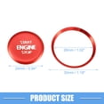 thumbnail image 4 of Unique Bargains Engine Start Stop Ignition Button Cover Decal Sticker for Volkswagen Phideon Teramont Atlas Tiguan L Red, 4 of 6