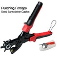 thumbnail image 7 of Portable  Multi-Function Belt Punch Manual Labor-Saving Round Hole / Elliptical Hole / Flat Hole Punching Forceps, 7 of 7