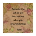 thumbnail image 1 of Trademark Fine Art 'Floral Bible Verse 3' Canvas Art by Jean Plout, 1 of 3