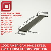 The Original™ Hidden Island Support Bracket (34 inch, Steel)