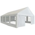 thumbnail image 1 of vidaXL Party Tent PE 5x8 m White, 1 of 5
