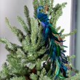 thumbnail image 5 of Colgante de pavo real de simulación YUANXCMXG para árbol de Navidad, 5 of 5