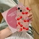 thumbnail image 4 of Funda protectora a prueba de golpes con pantalla completa en color rojo cereza para iPhone 16, 15, 14, 13 y 12 Pro Max, 4 of 5