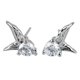 thumbnail image 1 of Pendientes Brillantes Para Mujer, Pendientes De Tuerca De Diamante En Forma De Corazón, Pendientes De Cristal De Diseño Simple, Regalos De Cumpleaños Para Mamá, Niña, Novia Serendint AP005804-00, 1 of 6