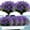Purple, variant on Sinhoon 6 Bundles Artificial Fake Flowers Plastic Plants Greenery Shrubs UV Resistant Faux Flowers for Indoor Outdoor Garden Hanging Porch Window Box Farmhouse Wedding Decor (White)