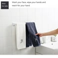 10Inch Bathroom Towel Bar No Drill Stick On Towel Rack, Easy Install With SelfAdhesive（White