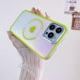 thumbnail image 5 of case for iPhone 14 Pro Max Case, Laser Glitter Bling Clear Mirror Case with Cute Heart Pattern, Hard PC + Soft TPU Anti Scratch Shockproof Case for Women Girls Back Cover (Green), 5 of 11