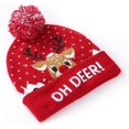 thumbnail image 1 of LED Light-Up Hat. Knitted Christmas Hat with LED Light. Warm Cap., 1 of 5