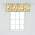 thumbnail image 2 of Ambesonne Retro Window Valance, Memphis Style Triangle Lines, 54" X 18", Multicolor, 2 of 3