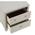 thumbnail image 3 of Topline Home Furnishings Table de nuit blanche, 3 of 4