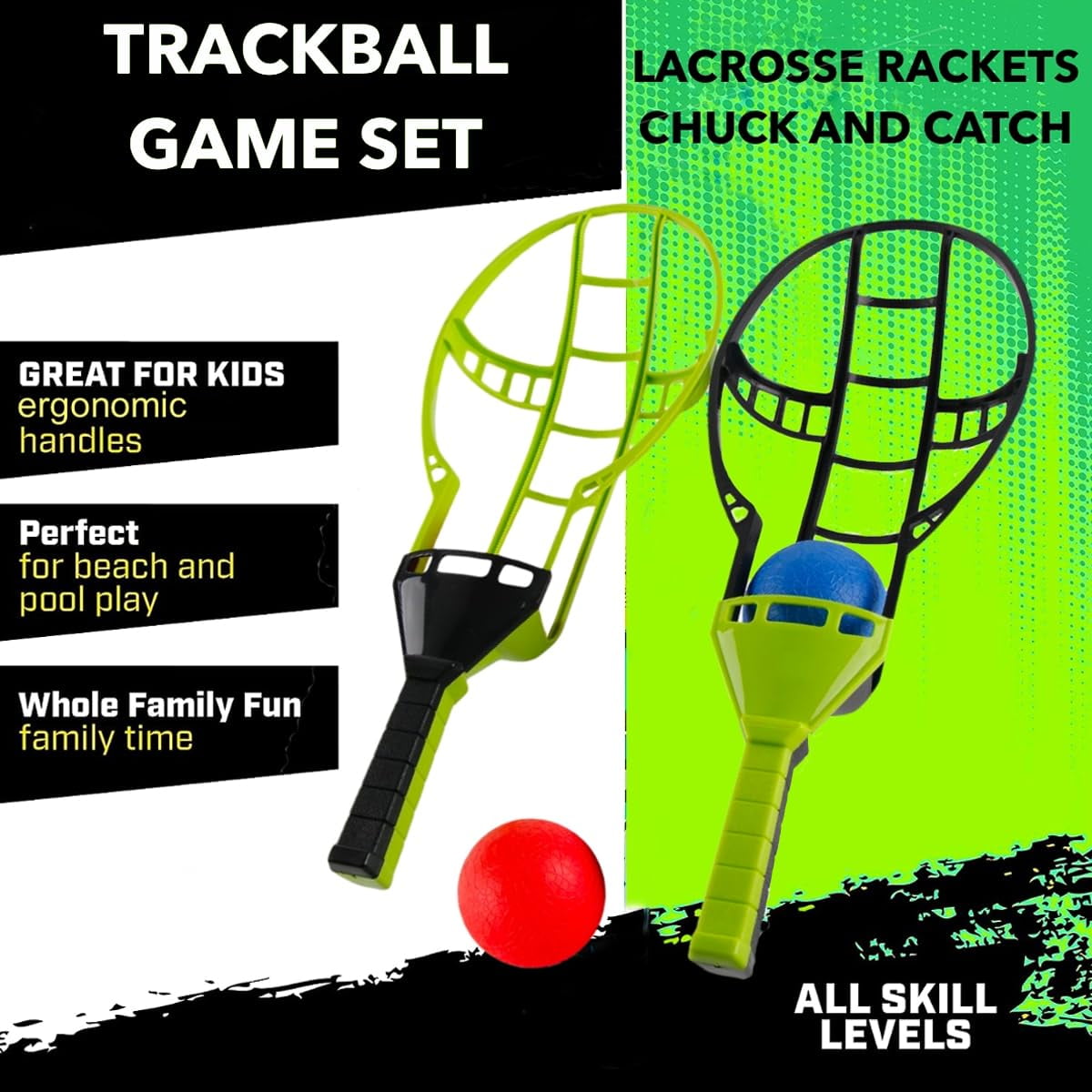 Kicker Ball Liberty Imports Trackball Sport Chuck Catch Ball
