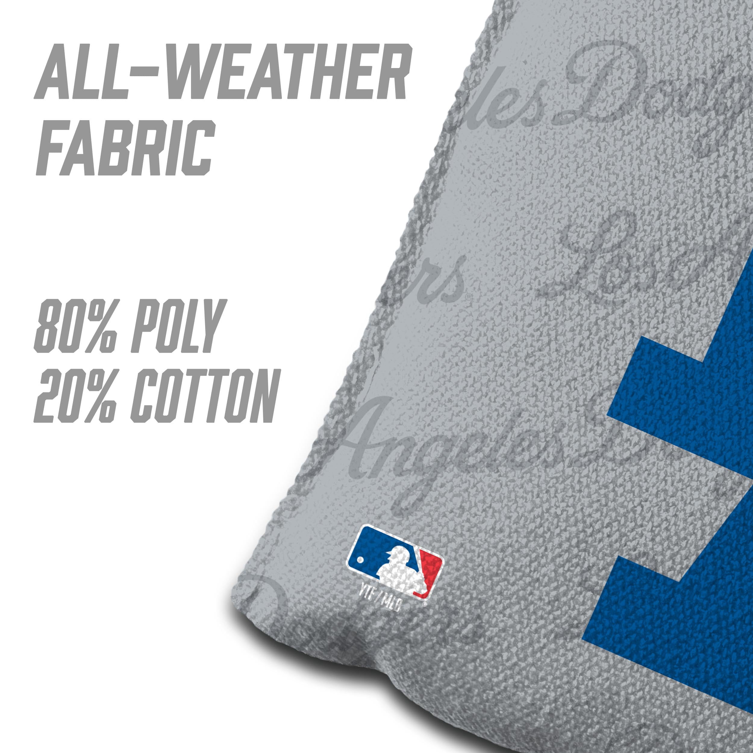 MLB Los Angeles Dodgers Cornhole Bags - 4PK - Grey