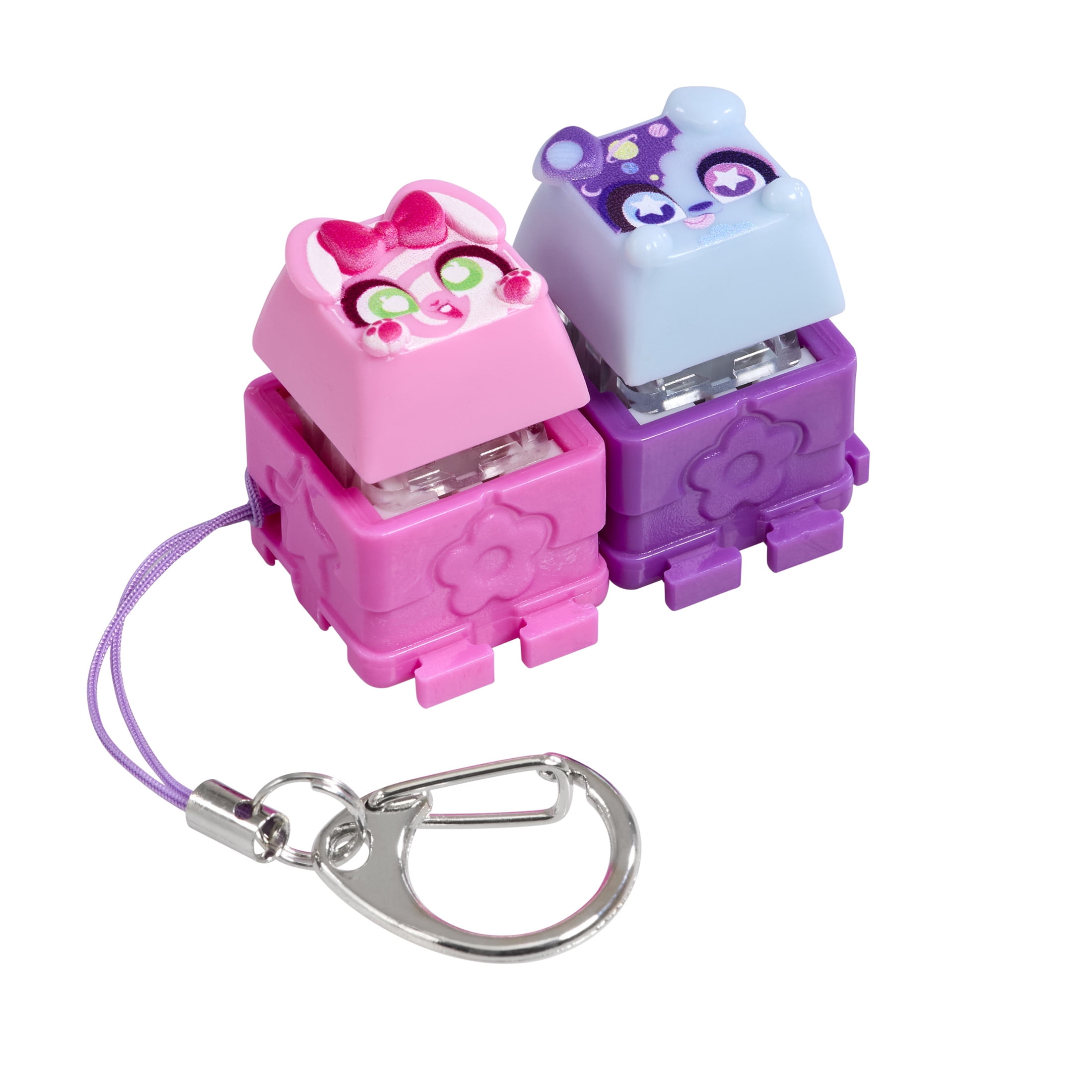 Clickeez S1 - 2-pack- Character Keyboard Keys that Click & Clack