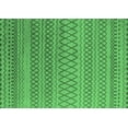 thumbnail image 1 of Ahgly Company Indoor Rectangle Oriental Emerald Green Industrial Area Rugs, 2' x 4', 1 of 4