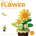thumbnail image 2 of NAYIHOOP Flower Potted Bonsai Botanical Building Set for Girls Not Compatible with Lego(Sunflower), 2 of 5