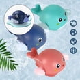 thumbnail image 3 of Juguetes de baño para bebés y pequeños Sunnimix Juego de agua de juguete Wind Azul juguetes de baño de ballena nadando, 3 of 8