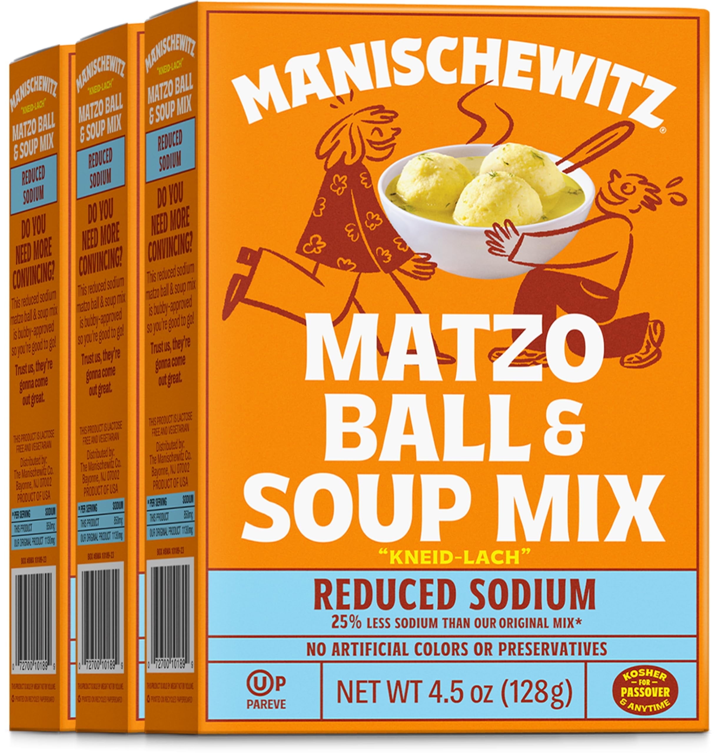 Manischewitz Kosher Matzo Ball Soup Mix, Pack of 2 - Walmart.com