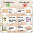 thumbnail image 4 of Juguete Montessori de madera Geoboard Panda Brothers con tarjetas estampadas, 4 of 5