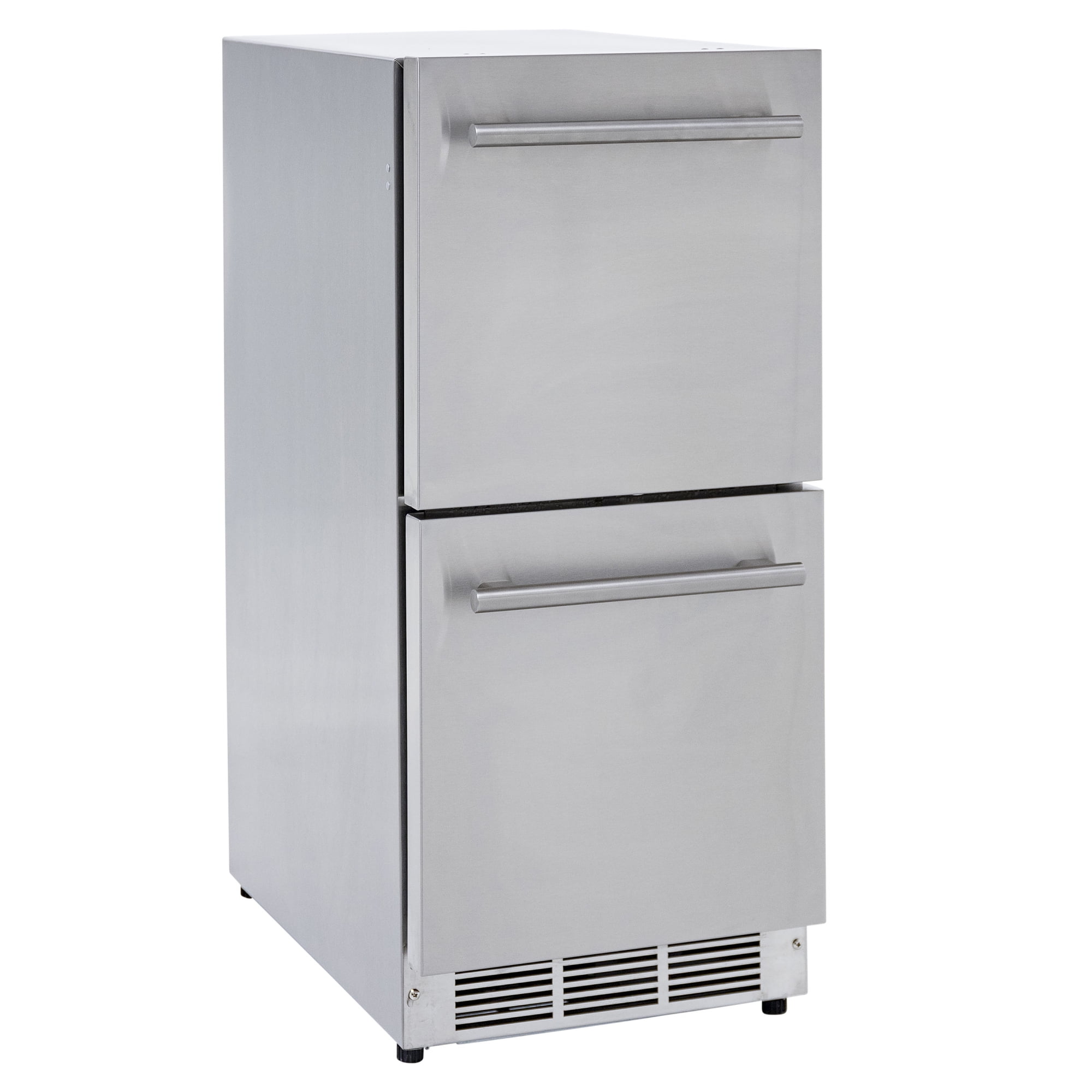 Maxximum Premium Outdoor Undercounter Refrigerator with 2 Drawers, 15"W, 78 Can Capacity, in Stainless Steel (MAXRD15O)