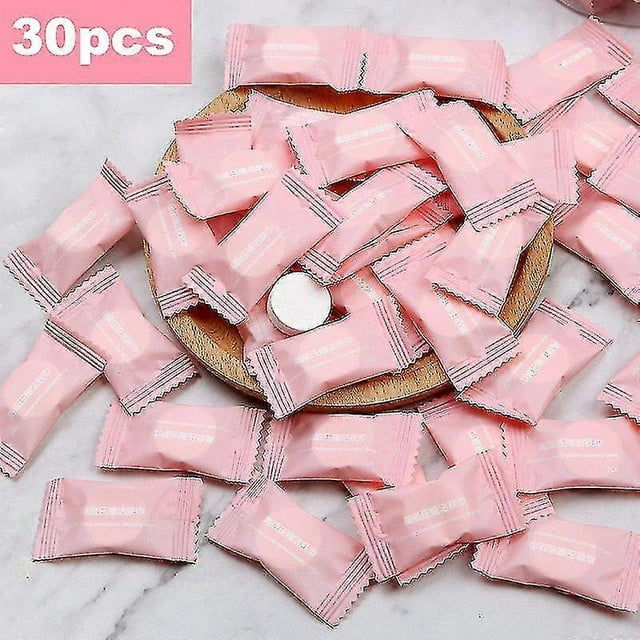 30 toallas comprimidas desechables para la cara, portátiles y de viaje