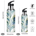 thumbnail image 2 of Yayeee 33oz Insulated Water Bottle Double Wall Stainless Steel with Flip Straw Lid, Peacock Feather, 2 of 7
