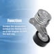 thumbnail image 4 of Polea de tensión de correa mecánica Unique Bargains para BMW X3 X5 M3 Z4 3-Series 5-Series, 4 of 7