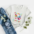thumbnail image 1 of WILLBEST T-Shirt Graphique Surdimensionné Femmes Printemps Été Imprimé Manches Courtes Col Rond T-Shirt Haut, 1 of 4