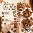 thumbnail image 3 of DIY Animal Pumpkin Sewing Kit, Woodland Crafts for Adults | Sew charming animal pumpkins for autumn, Halloween and holiday displays with coordinated craft supplies.(B), 3 of 7