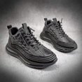thumbnail image 2 of Zapatos vulcanizados para hombre, zapatillas casuales de moda de lujo con estampado de cocodrilo, calzado deportivo cómodo con plataforma para hombre 2023, 2 of 4