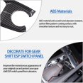 thumbnail image 3 of TINKI Gear Shift Panel ESP Anti Slip Switch Panel Trim Cover Compatible with Chevrolet Corvette C8 2020-2023, ABS Center Console Gears Base Panel Cover, 3 of 6