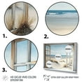 thumbnail image 3 of Designart Window To The Beach II Canvas Wall Art, 3 of 5