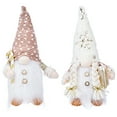 thumbnail image 2 of 2Pcs Christmas Snowflake Gnome Decorations with LED Light - Handmade Swedish Tomte Plush Gnomes - Gnome Holiday Decor Indoor Outdoor Gift, 2 of 14