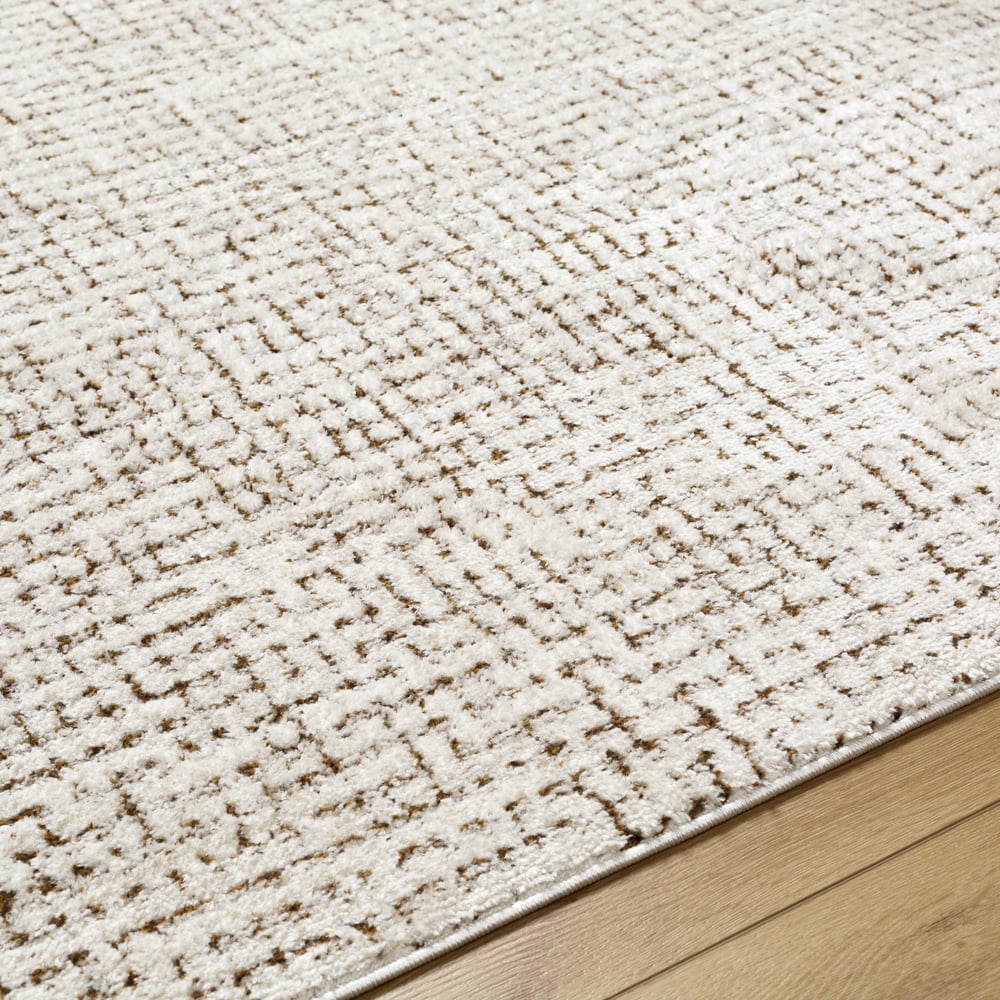 Livabliss Area Rugs for Living Room, 3x7 Freud Modern Ivory Runner Rug, Bedroom Dining Room Home Decor Stain Resistant Carpet (2'7" x 7'3" Runner)