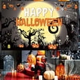 thumbnail image 2 of Tapestry Happy Halloween para pared, 150 x 90 cm, microtela de fibra, 2 of 2