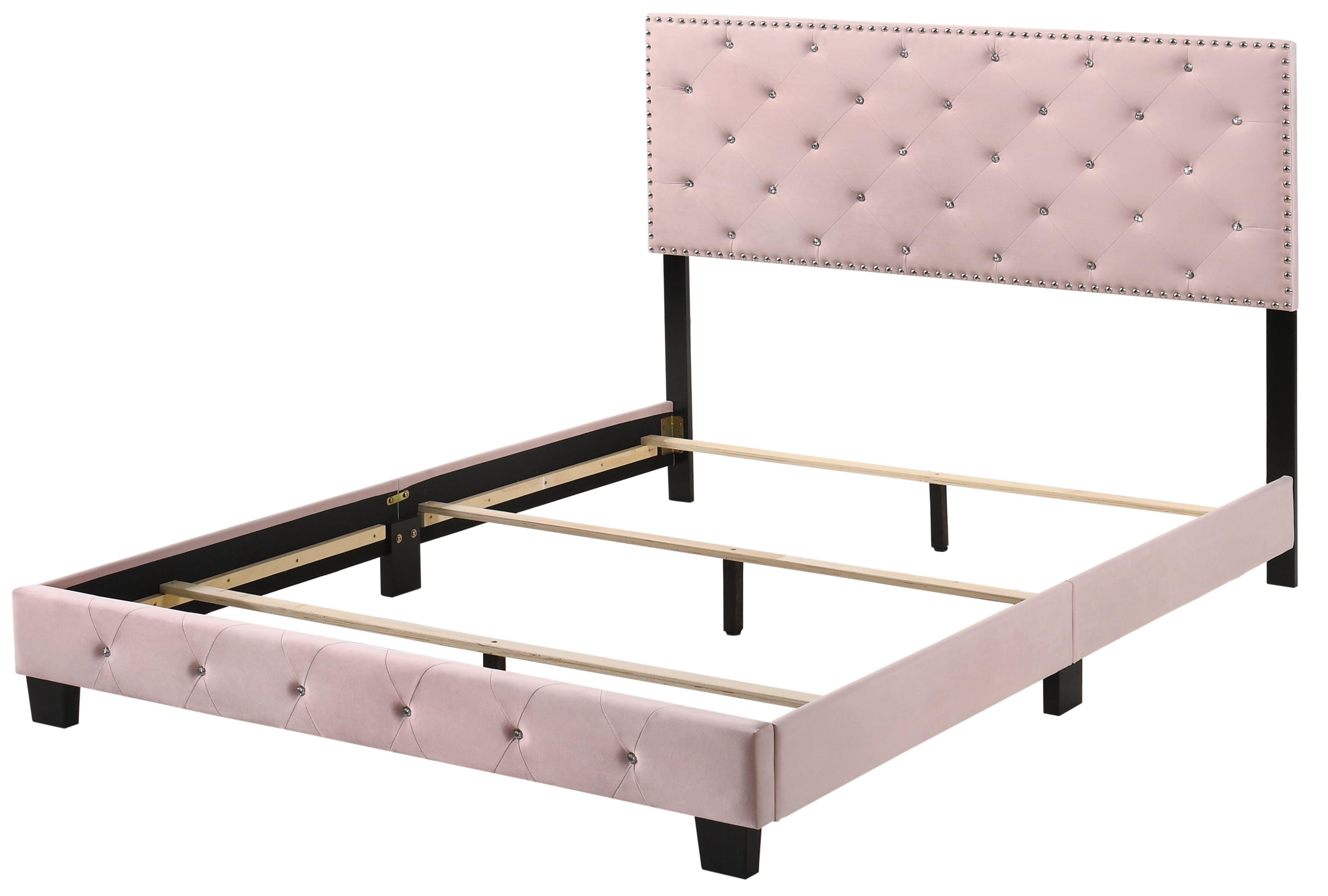 Glory Furniture Suffolk Full Bed in Pink Color