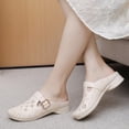 thumbnail image 5 of Women’s Covered Toe Clogs, Slip On Ventilated Mid Heel Non Slip Casual Shoes, 5 of 10