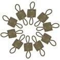 thumbnail image 4 of 10 Uds Clip de soporte correa elástica portátil para chalecos mochilas bolsas (verde militar) Likrtyny Para estrenar, 4 of 5
