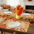 thumbnail image 4 of Oioii Pumpkin Fall Placemat (16.5x12.6 Inch) Thanksgiving Harvest Celebrations.Perfect for Party Catering, Family Dinners, Holiday Gatherings Home Dining Decor, 4 of 6