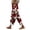 Red, variant on YUANGUANST Women's Wide Leg Pants Women's Spring And Summer Casual 3D Printed Back Pocket Cotton And Linen Pants Office Slacks