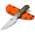 thumbnail image 1 of Benchmade Raghorn Fixed Blade Hunting Knife OD Green G-10 (4" Satin) 15600-01, 1 of 7