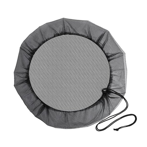 Cubierta de malla para barril de lluvia, cubo colector de agua, red protectora para tanque