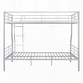 thumbnail image 4 of Full XL Over Queen Metal Bunk Bed with Sliver Finish, Modern Classic Design, 4 of 17