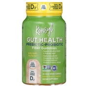 Konsyl Gut Health Prebiotic-Probiotic Fiber Gummies, Dietary Supplement for Adults (Unisex), Serving (2 per Day)