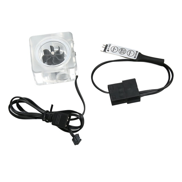 Water Flow Meter Indicator 8 Impeller 3 Ways Easy To Use Water Cooled Flow Meter for PC ANGGREK Otros