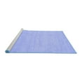 thumbnail image 2 of Ahgly Company Machine Washable Indoor Rectangle Solid Blue Modern Area Rugs, 3' x 5', 2 of 4