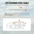 thumbnail image 6 of KFFKFF Boat Steering Cable 17 ft for Single-Station Outboard Steering Boat, 6 of 9