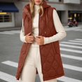 thumbnail image 4 of Gaexia Sweater Vest Women,Lightweight Winter Hooded Down Vest for Women Quilted Sleeveless Gilet Coat With Pockets Outerwear, 4 of 6