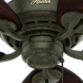 thumbnail image 5 of Hunter 54 inch Outdoor or Indoor Ceiling Fan No Light - Ceiling Fan without Light, For Patio, Porch, Garage, or Living Room, Standard Mount, 5 Blades, Pull Chain - Bayview 50473, Provencal Gold, 5 of 10
